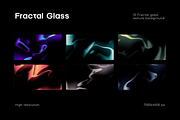 Fractal Glass Texture Backgrounds, a Background Graphic by Ghurafa Studio (Thumbnail 7 of 10)