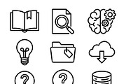 380 Customer Service Icon Set, an Outline Icon by adenpinkstore (Thumbnail 15 of 19)