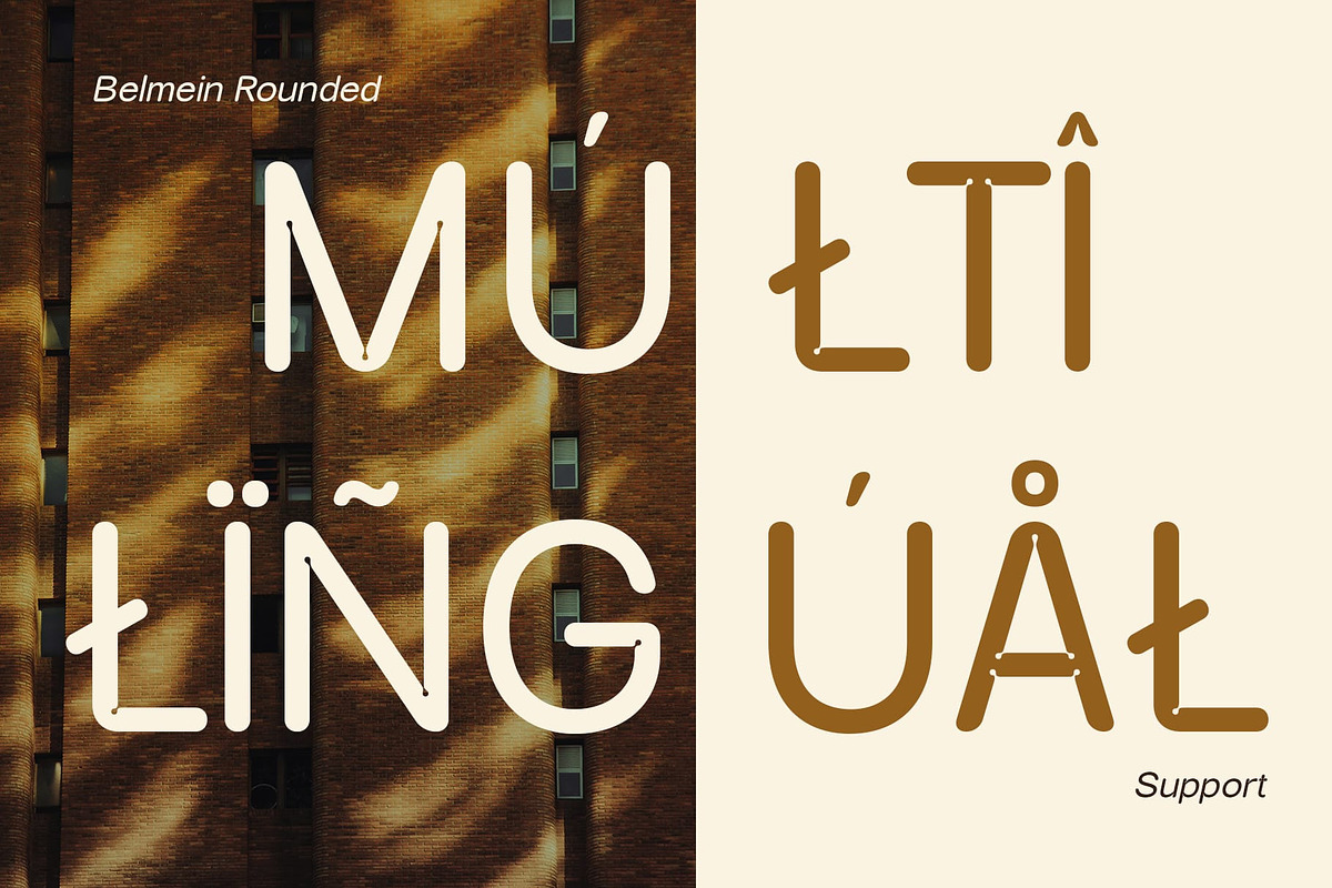 Belmein Rounded, a Sans Serif Font by Craft Supply Co. (Photo 7 of 8)