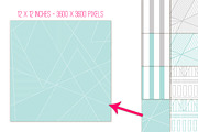 Mint & Ice 50 Pattern Set, a Pattern Graphic by Pip Sweet (Thumbnail 3 of 4)