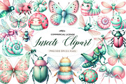 Insects Clipart Bundle, an Illustration by CreationArt (Thumbnail 1 of 5)