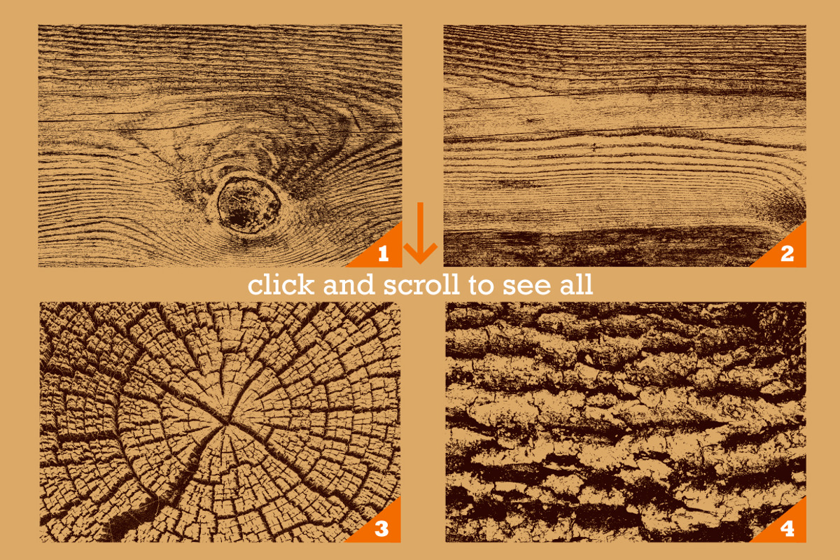 18 Real Wood Vector Textures, a Texture Graphic by Artem Vorotnikov (Photo 2 of 6)