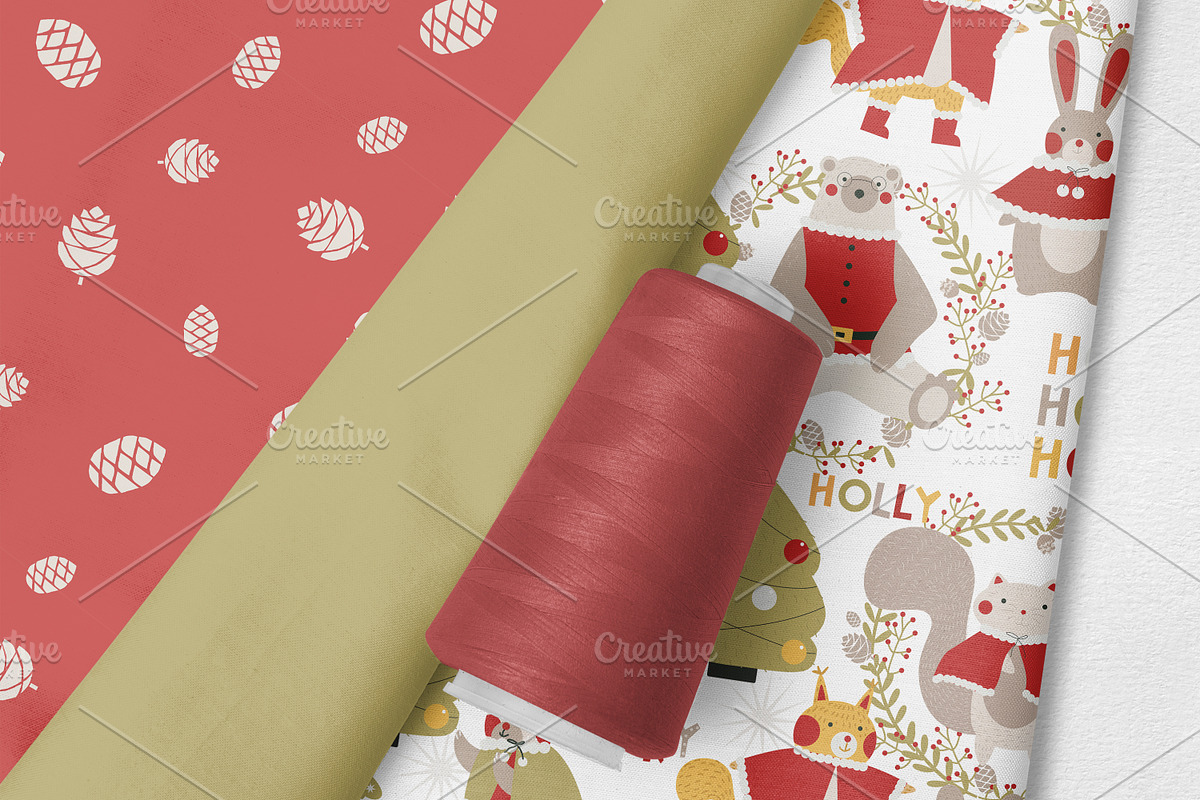 Very merry. Xmas patterns, a Pattern Graphic by Lineli (Photo 4 of 11)