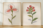 Dreamy floral posters, a Background Graphic by MixedArt (Thumbnail 6 of 10)