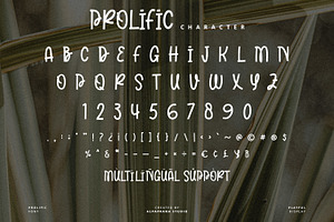 Prolific - Playful Font