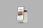 Smartphone Screen Mockup, a Device Mockup by lamorastudio (Thumbnail 2 of 11)