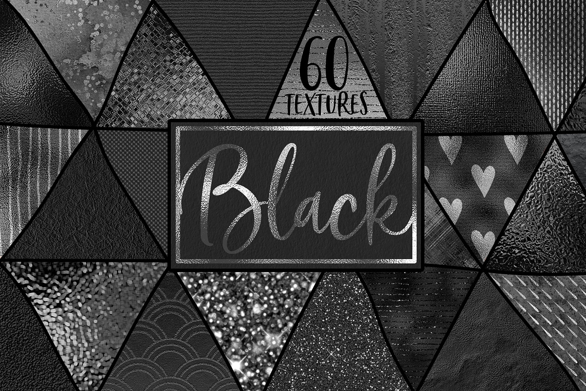 Black Textures, a Texture Graphic by Paper Farms (Photo 1 of 8)