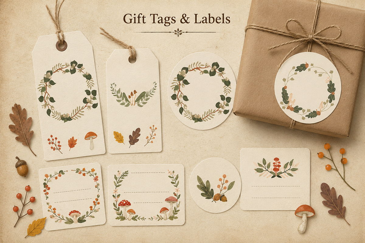 Whimsical Fall Clipart Collection, a Seasonal Illustration by Anna Studio (Photo 7 of 12)