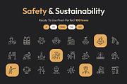 Safety and Sustainability Icon Set, an Outline Icon by Prosymbols (Thumbnail 1 of 8)