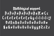 Rot Shield, a Blackletter Font by NREY (Thumbnail 4 of 5)