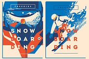 -50% Snowboard Posters&T-Shirt print, a Person Illustration by Alexander Baidin (Thumbnail 2 of 7)