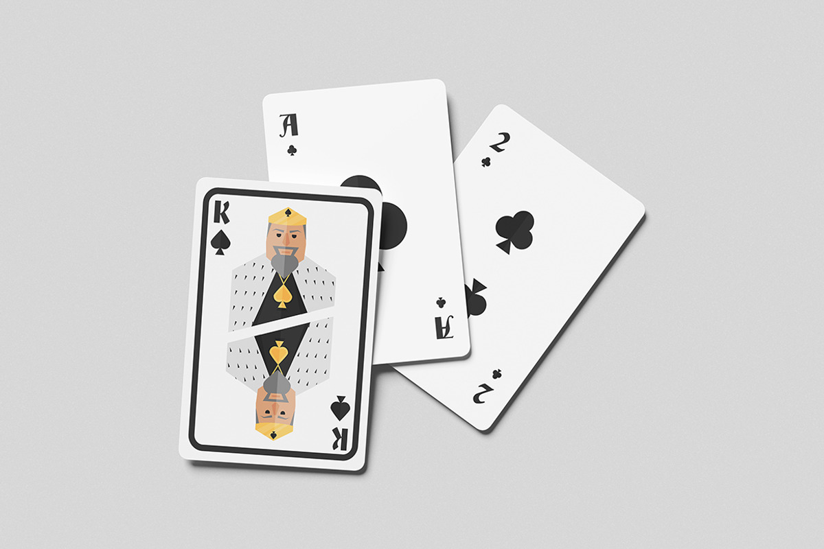Poker Card Mockup, an Advertising Mockup by swsi-studio (Photo 4 of 5)
