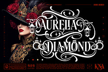 Aurelia Diamond Typeface