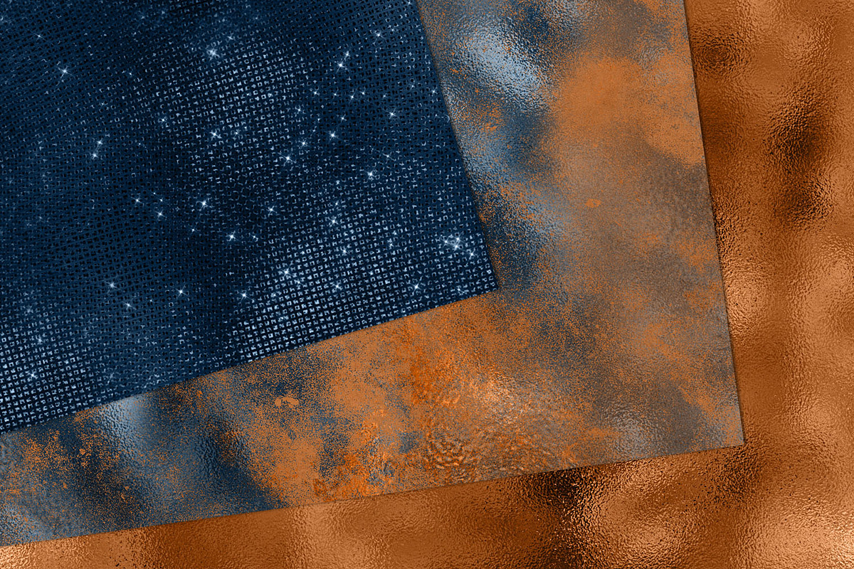 Copper and Prussian Textures, a Texture Graphic by Digital Curio (Photo 2 of 4)