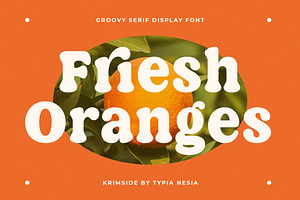 Krimside - Retro Groovy Serif