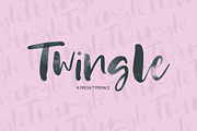 Twingle | Scrip + SVG Font, a Script Font by Artstudio (Thumbnail 11 of 11)