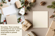 Christmas Festive Greeting Card, a Product Mockup by Maria S. Studio (Thumbnail 3 of 5)