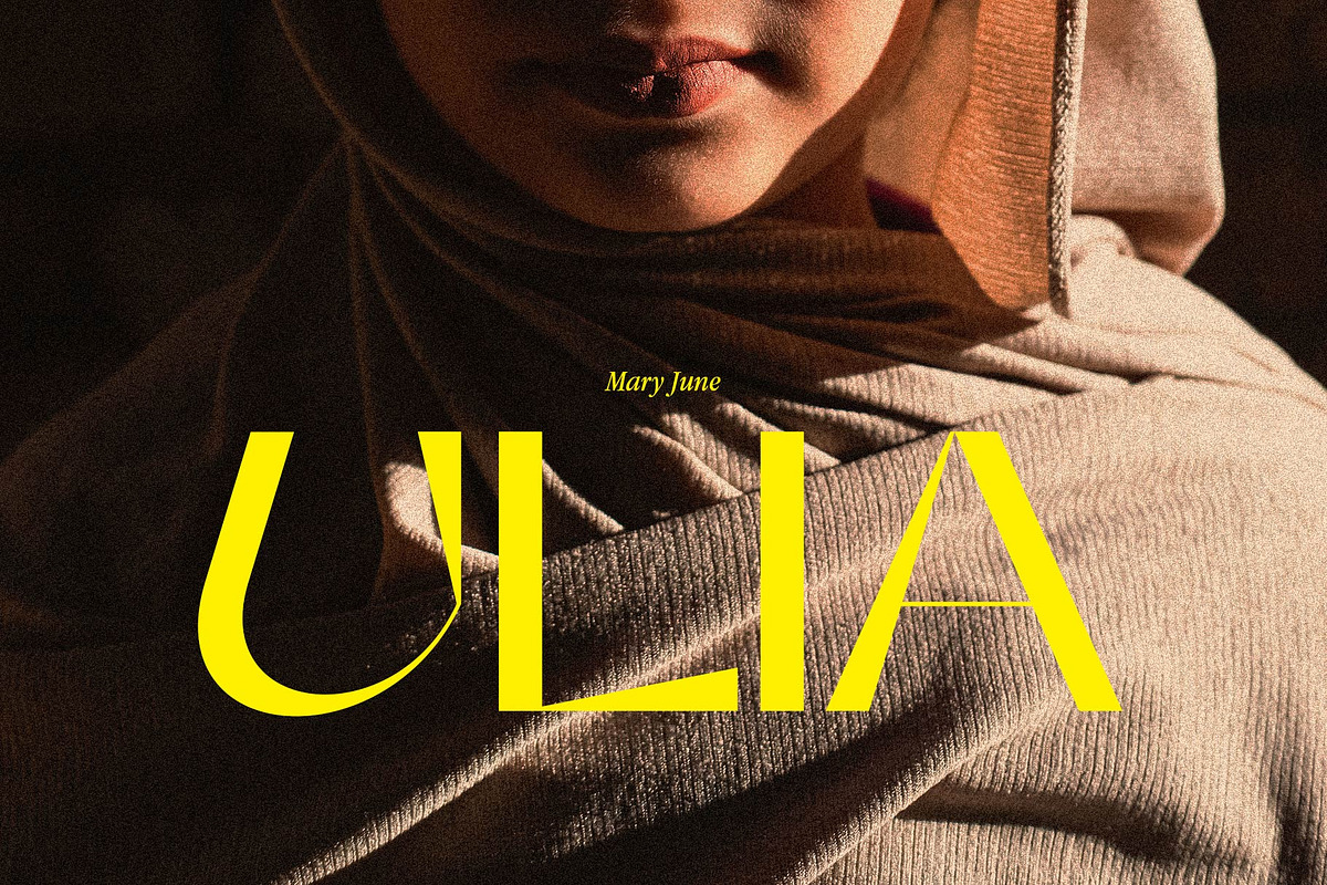 Mary June - A Modern Contrast Sans, a Sans Serif Font by StudioinBry (Photo 4 of 12)