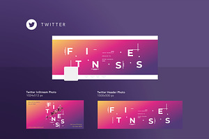 Branding Pack Fitness Training Gym