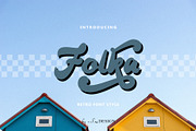 Folka - Bubble Script Font, a Handwritten Font by erlosDESIGN (Thumbnail 2 of 16)