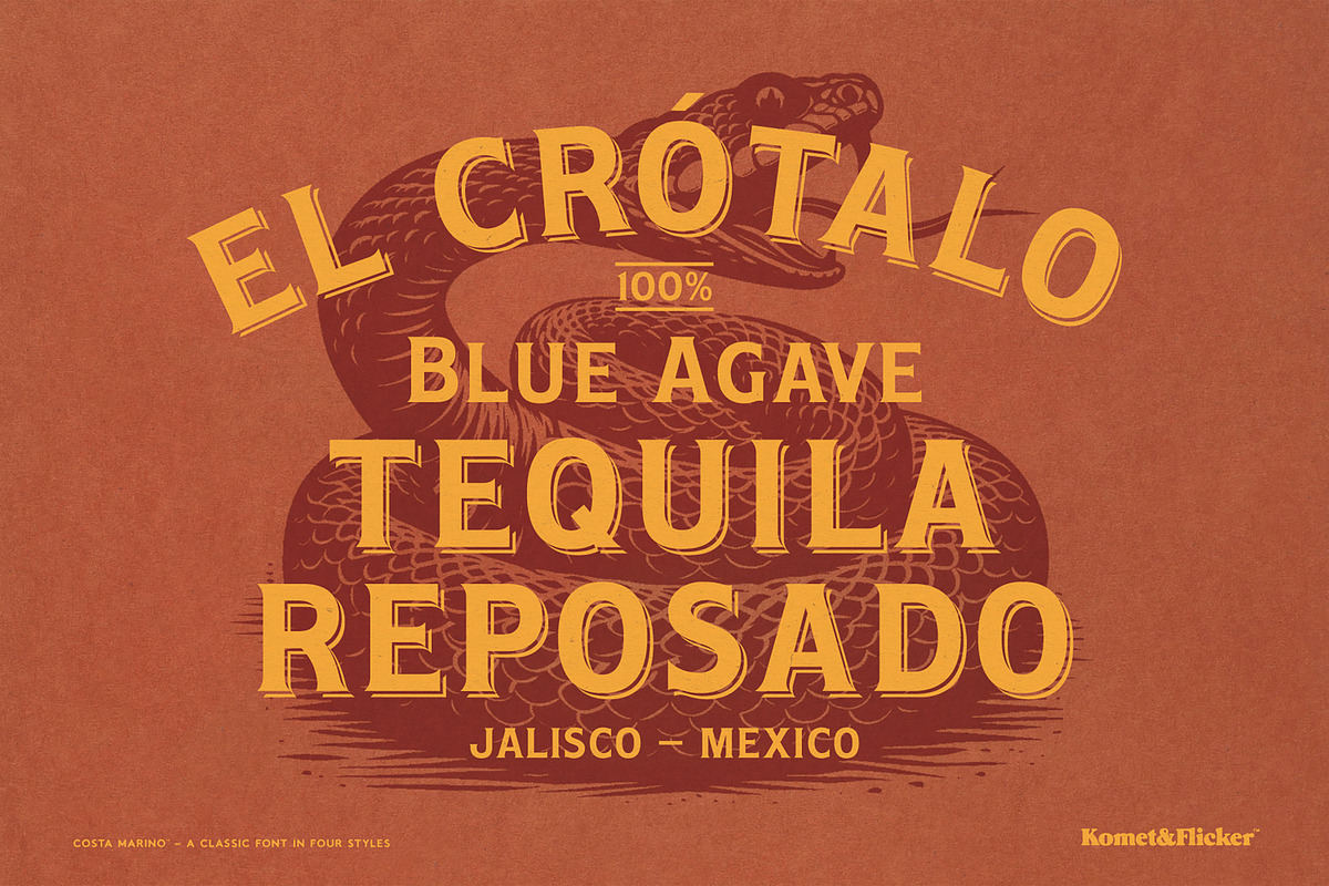 Costa Marino - A Classic Style Font, a Serif Font by Komet & Flicker (Photo 10 of 14)