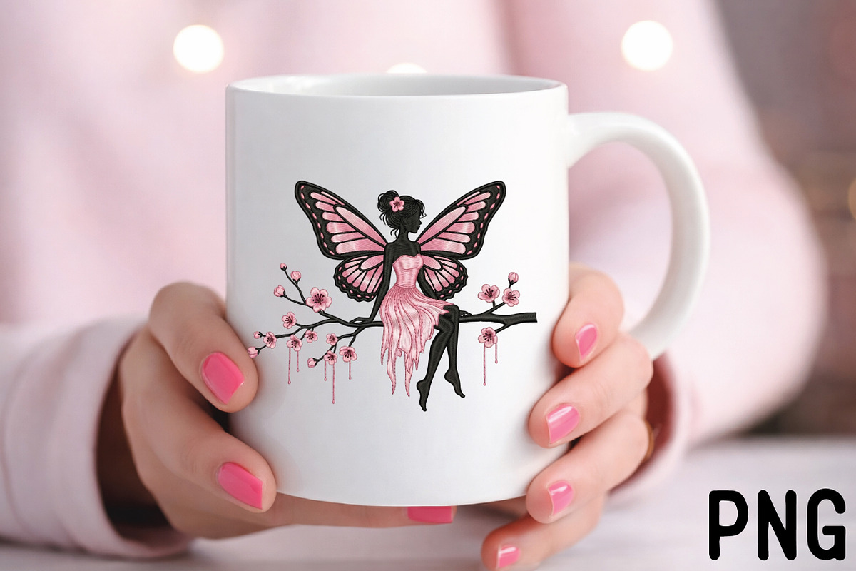 Blossom Fairy Png, an Illustration by Black Bird Studio (Photo 3 of 3)
