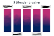32 Monster texture Procreate brushes, a Brush Add-On by ProcreateiBox (Thumbnail 4 of 10)