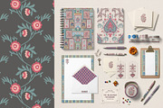 Vintage Paisley Block Print Patterns, a Pattern Graphic by Sonulkaster (Thumbnail 8 of 10)
