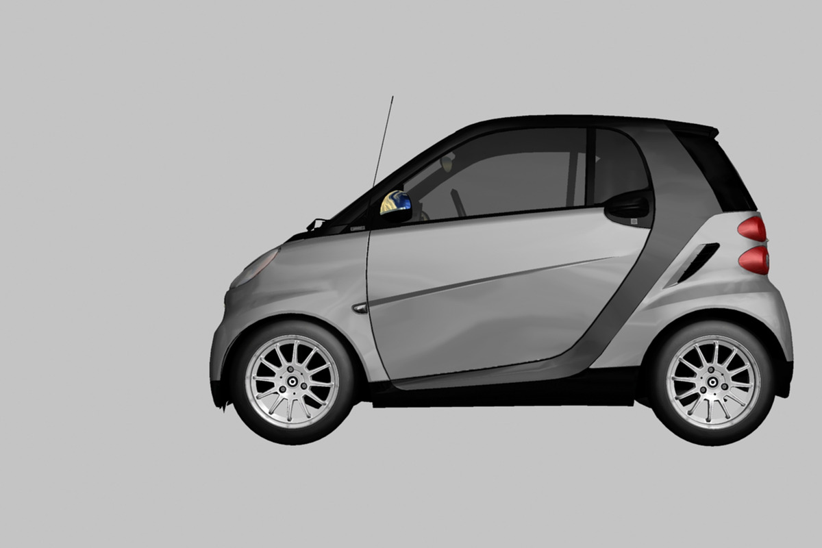 Smart ForTwo 2010, a Cars & Vehicle 3D Model by valtriiu (Photo 2 of 12)