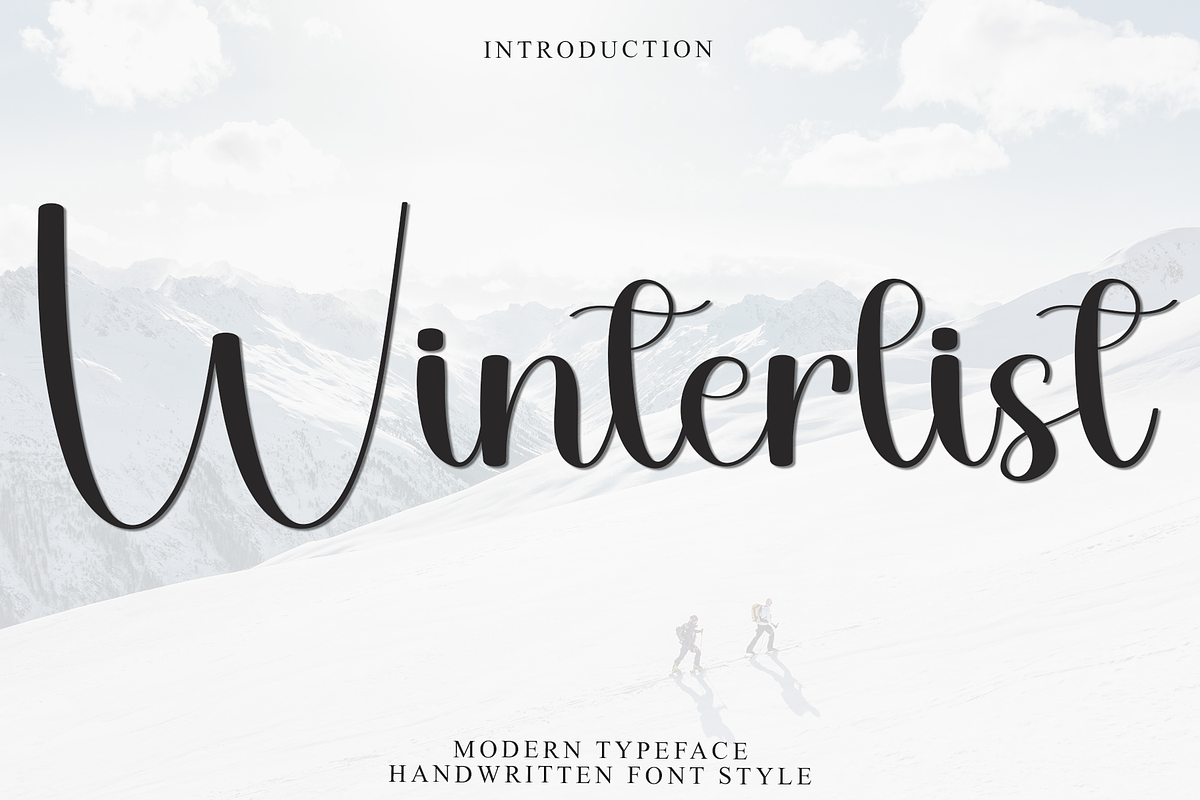 Winterlist, a Handwritten Font by FreshTypeINK (Photo 1 of 8)