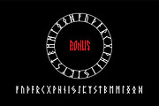 Viking Caps, a Blackletter Font by vatesdesign (Thumbnail 3 of 3)