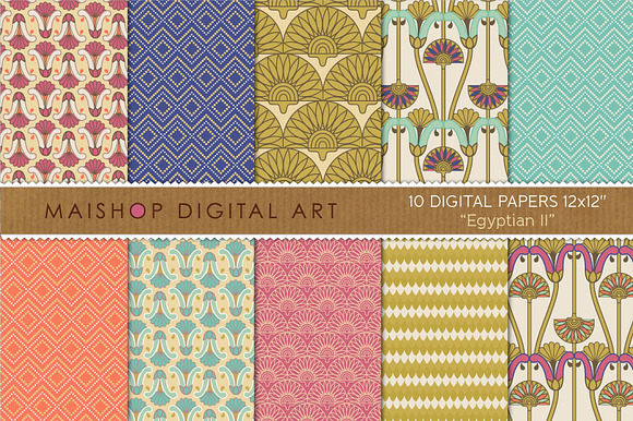Digital Papers Egyptian Set 02 preview 4