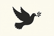 Peace Dove Silhouette Bundle, an Illustration by BIPLOB EXPERT (Thumbnail 14 of 21)