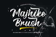 Majhike Brush Font, a Handwritten Font by Onotype (Thumbnail 1 of 7)