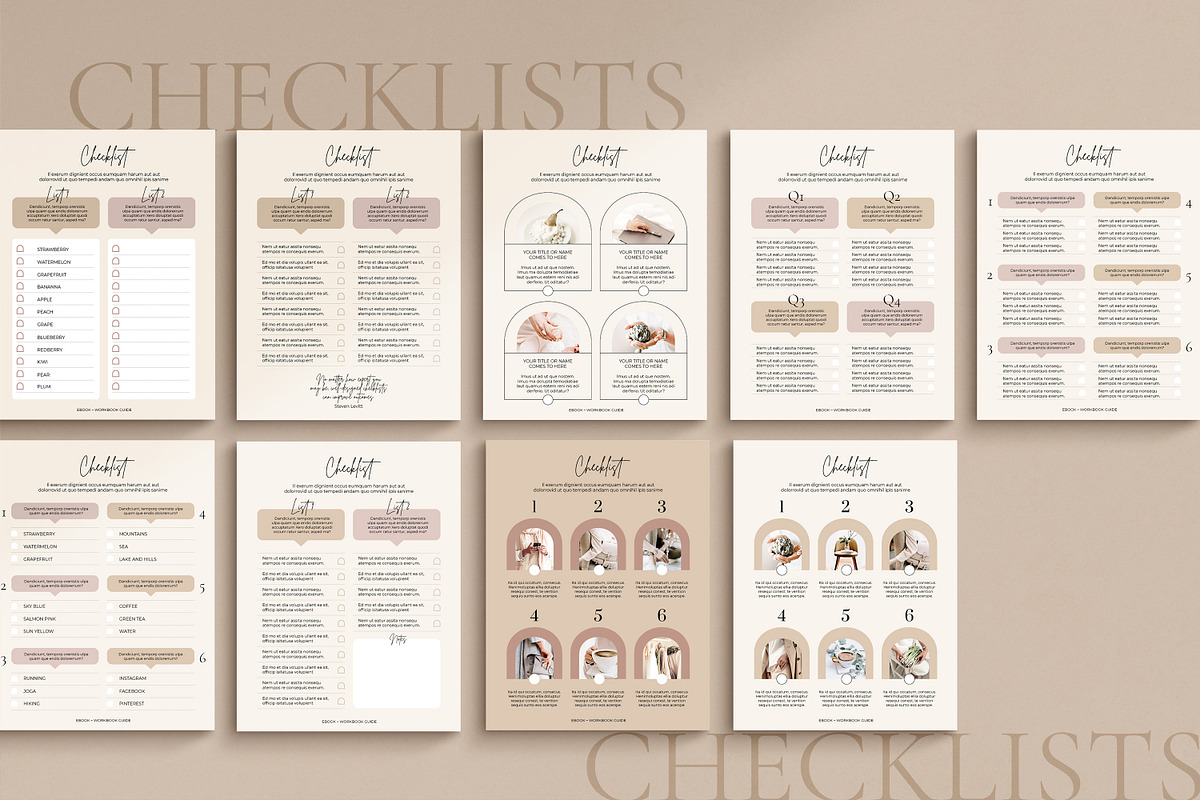 4 in 1 Course Creator Bundle CANVA, a Magazine Template by Mirazz (Photo 23 of 50)
