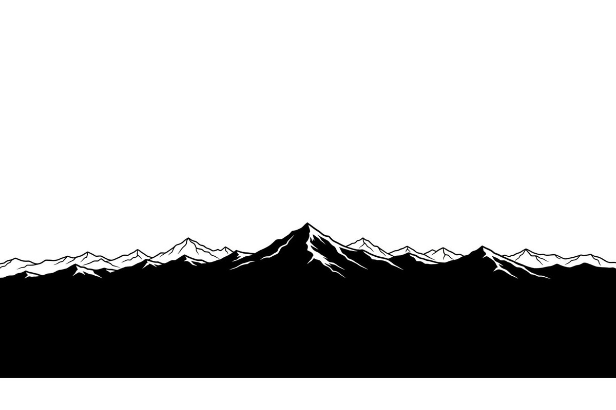 Endless Mountain Horizons Silhouette, a Graphic by musafir_fashion (Photo 14 of 14)