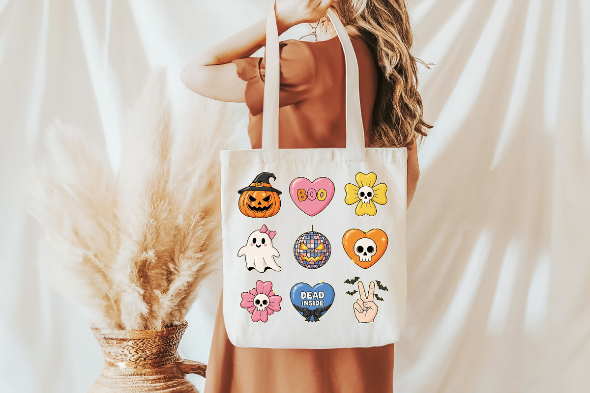 Retro Halloween PNG Sublimation, an Illustration by DreamCafeArt (Photo 6 of 7)