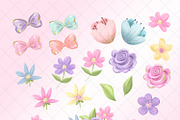 My Cute Ballerina Clipart, a Decorative Illustration by Masha  Studio (Thumbnail 9 of 11)