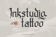 Old Gangstriad Blackletter Typeface, a Blackletter Font by Denustudios (Thumbnail 6 of 14)