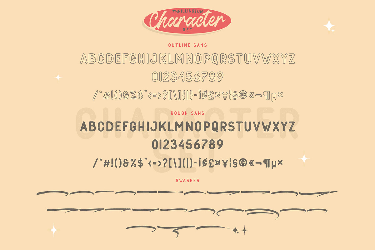 Thrillington || FONT DUO, a Sans Serif Font by Rochart (Photo 6 of 10)
