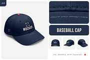 Baseball Cap Mockup Set, a Hat Mockup by Country4k (Thumbnail 1 of 4)