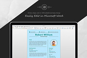 Bold Color Resume for Designers, a Resume Template by ResumeInventor (Thumbnail 4 of 5)