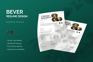 Bever - Resume Template