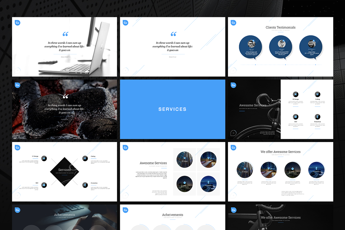 PowerPoint Presentation CUPRUM, a Presentation Template by ElephantArts (Photo 6 of 8)