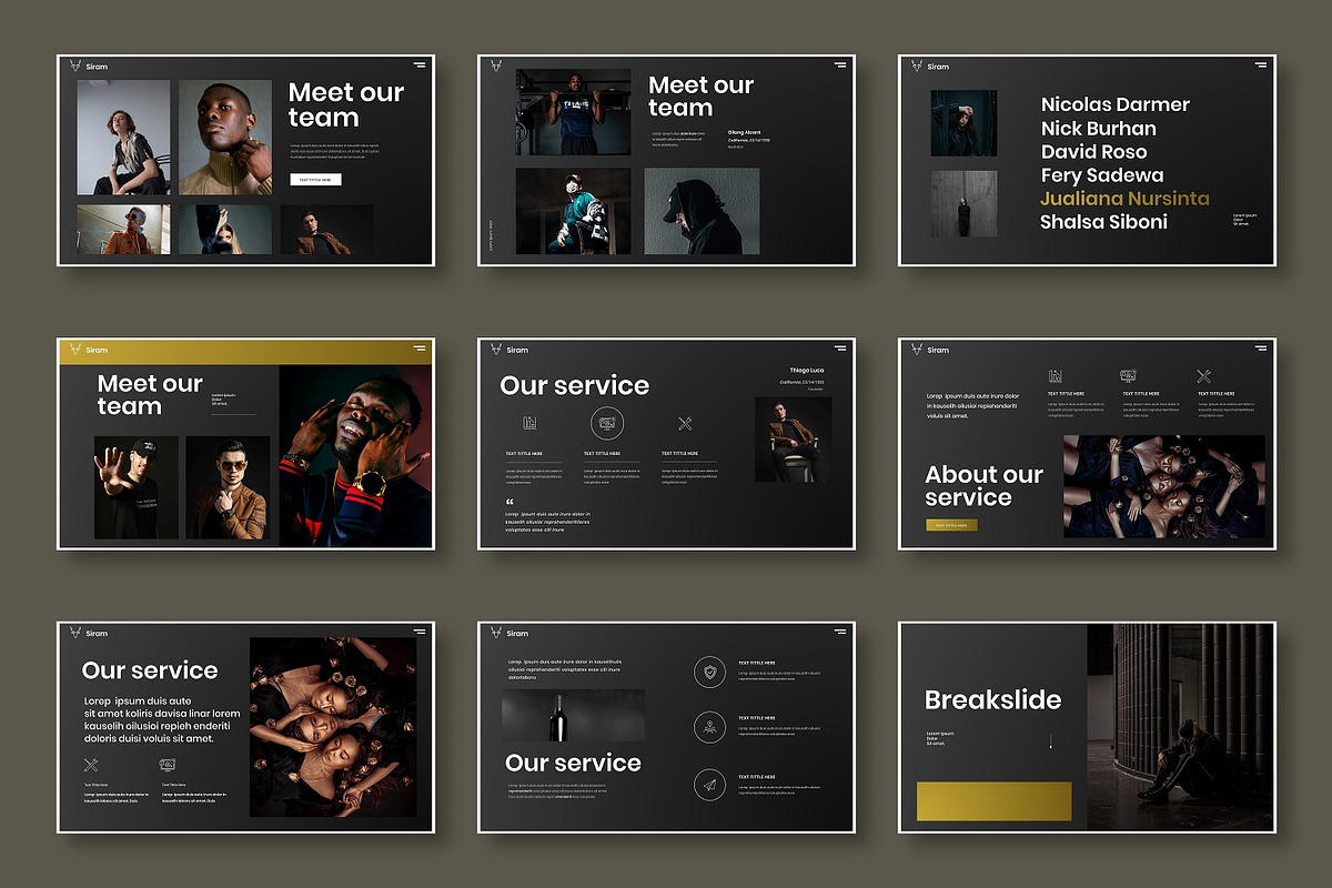 Siram – Business PowerPoint Template, a Presentation Template by Dens Creative Studio (Photo 3 of 6)