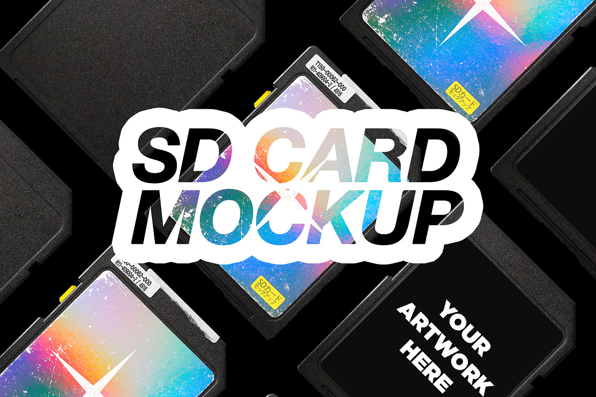 SD Card Memory Mockup, a Product Mockup by TuomoDesign (Photo 1 of 4)