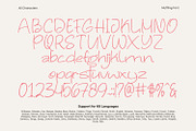 Muffling, a Handwritten Font by yumnatype (Thumbnail 10 of 10)