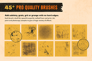 Fast Grit Brushes For Photoshop