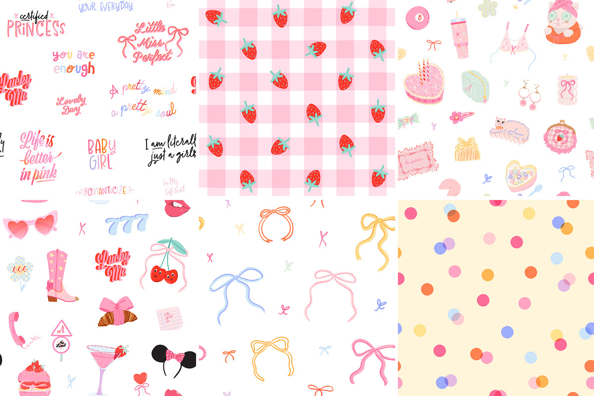 Cute Coquette Girl Aesthetic Clipart, an Object Graphic by Ruslana Lubenets (Photo 14 of 15)