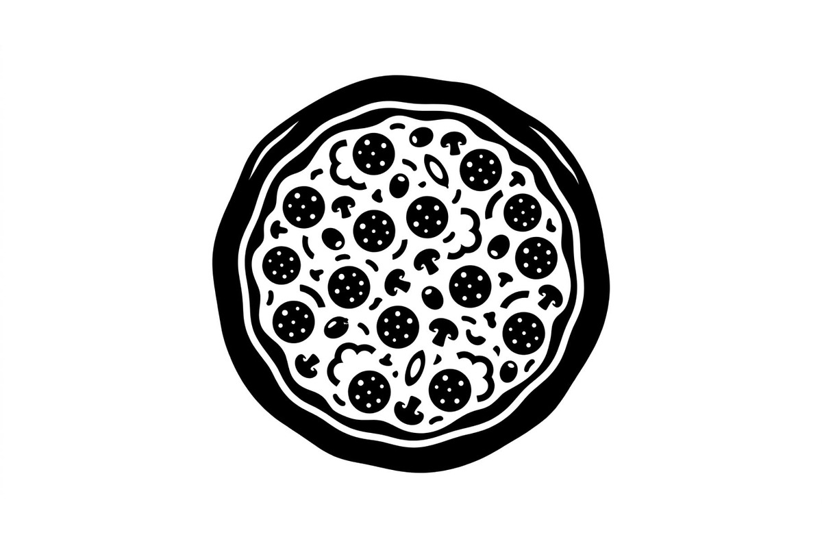 Pizza Slice Silhouette Shapes, an Object Graphic by Designs_River (Photo 2 of 3)